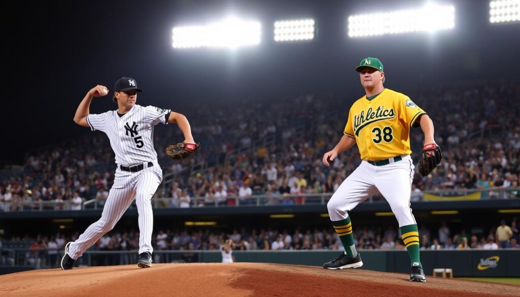 yankees athletics pitching matchup