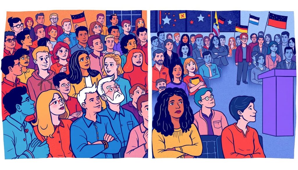 demographic debate views