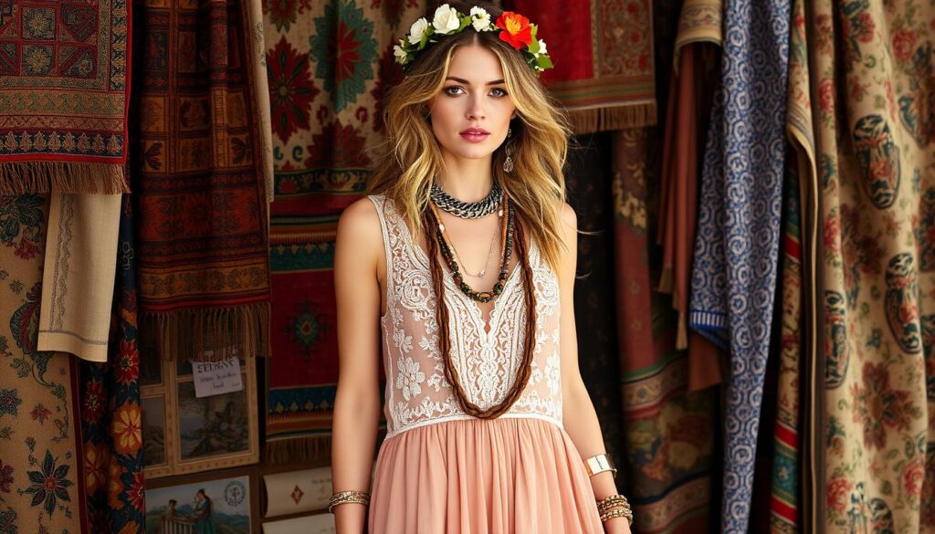 kate moss boho chic fashion